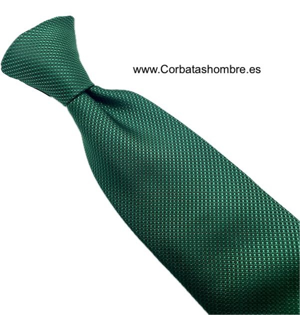 CORBATA VERDE LISA PRECIOSA EFECTO DIAMANTADO 