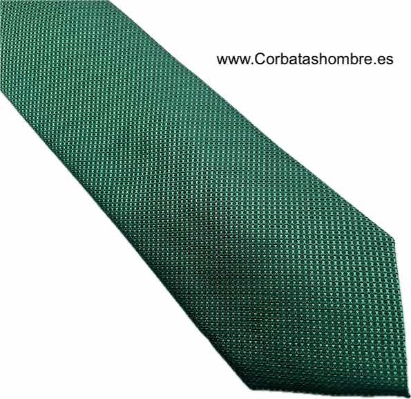 CORBATA VERDE LISA PRECIOSA EFECTO DIAMANTADO 